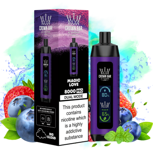 how to smoke vape Al Fakher Crown Bar HyperMax 15K - Magic Love - 24,99 € €