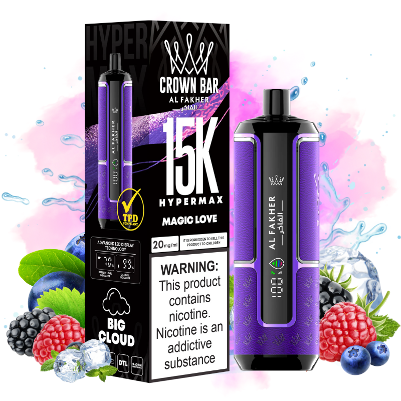 elfbar elfa kaufen Al Fakher Crown Bar 20K Hypermax Vape Magic Love